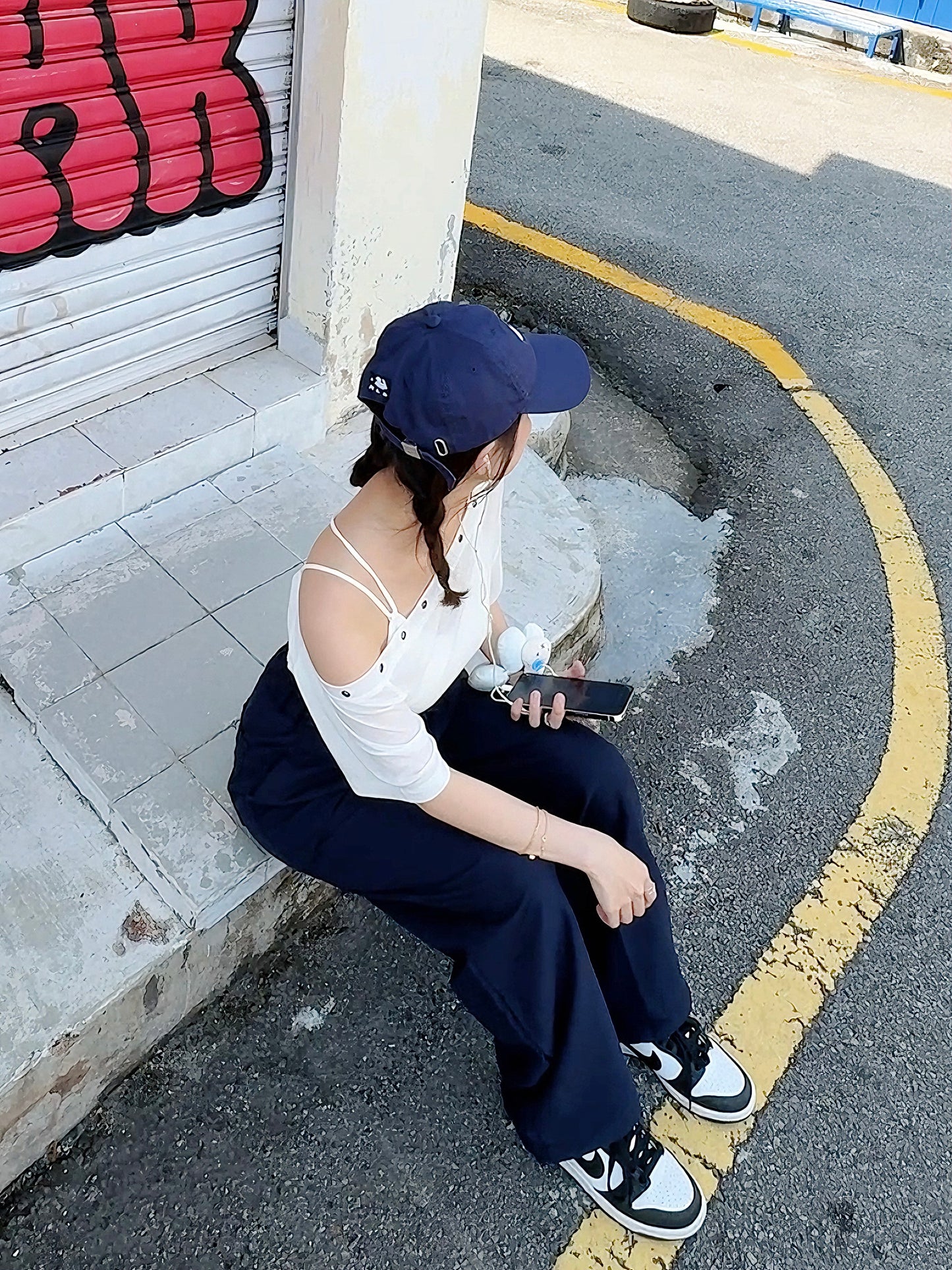 NAVY BREEZE PANTS - PETITEGIRLS 小个子定制款