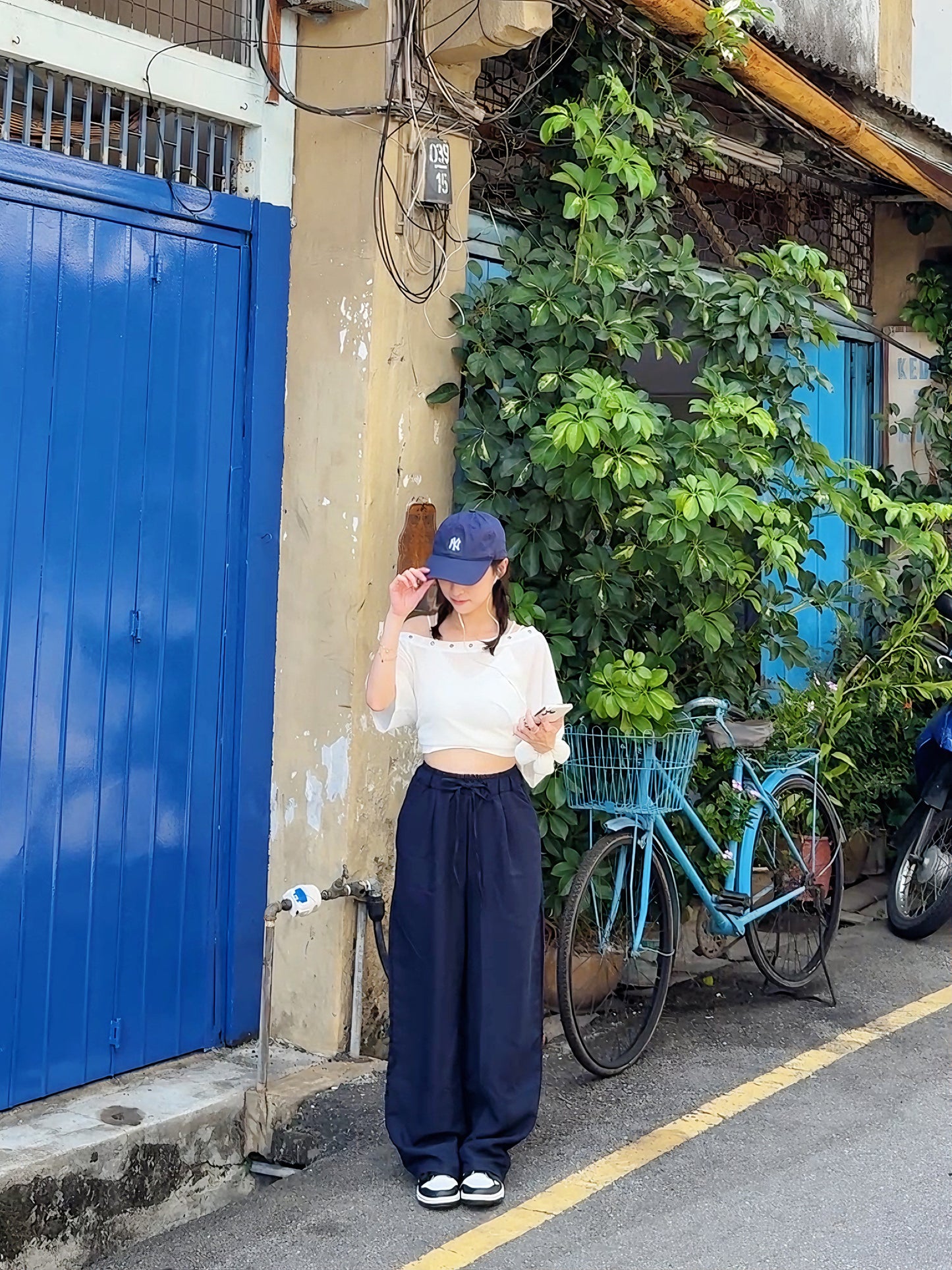 NAVY BREEZE PANTS - PETITEGIRLS 小个子定制款