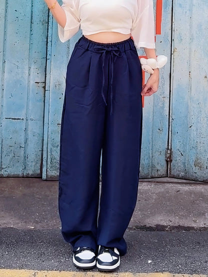 NAVY BREEZE PANTS - PETITEGIRLS 小个子定制款