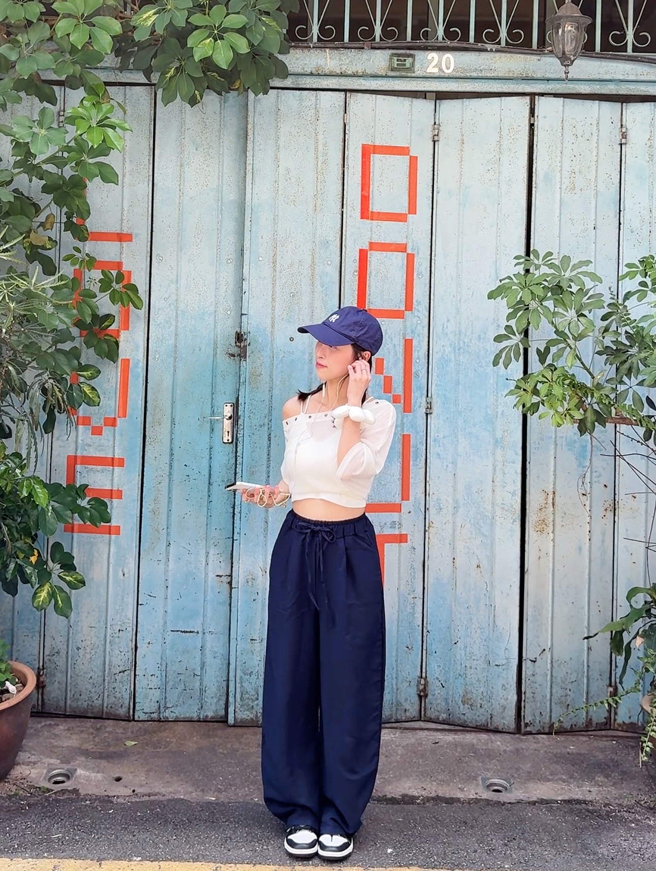 NAVY BREEZE PANTS - PETITEGIRLS 小个子定制款