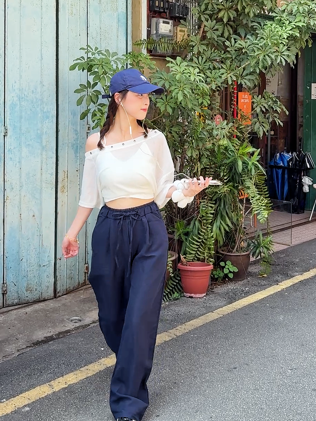 NAVY BREEZE PANTS - PETITEGIRLS 小个子定制款