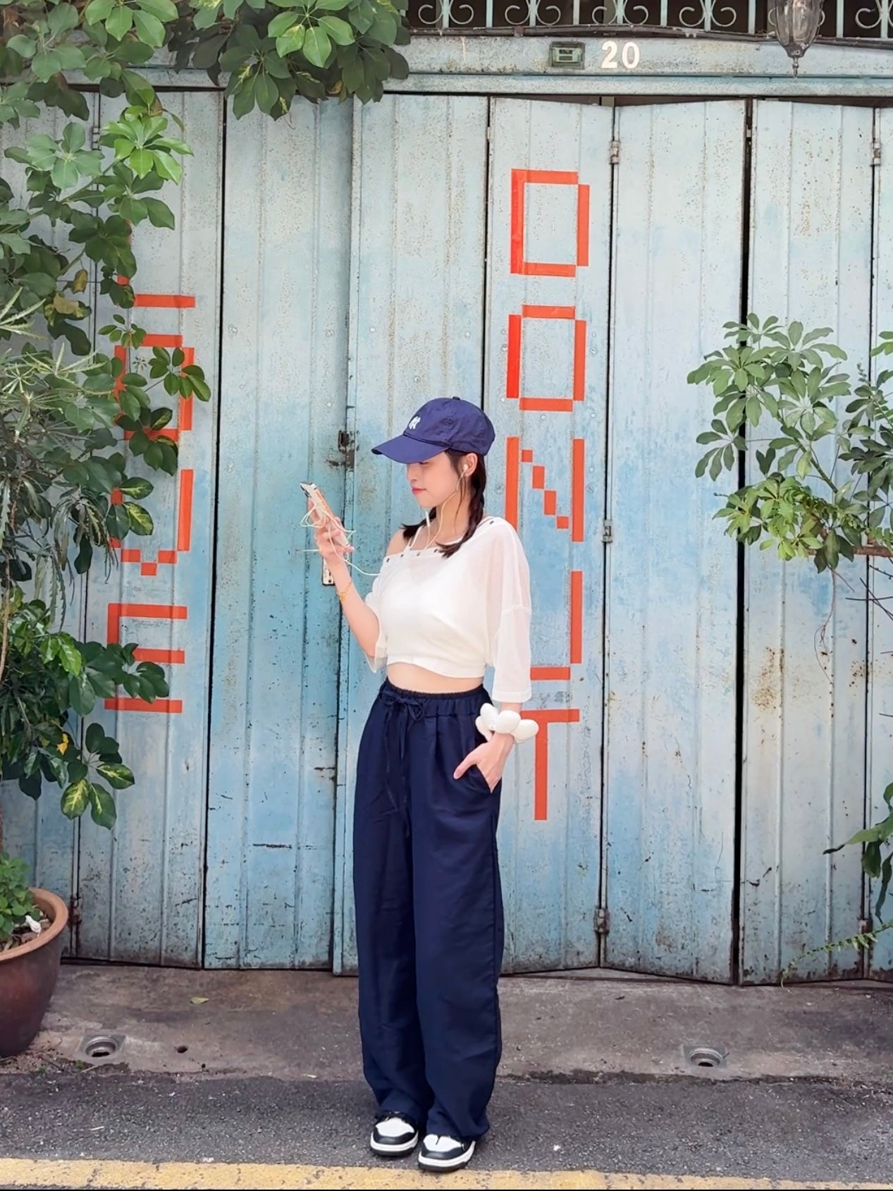 NAVY BREEZE PANTS - PETITEGIRLS 小个子定制款