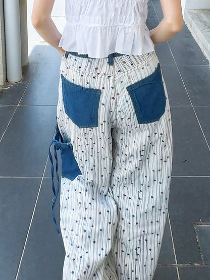BONBON PATCH PANTS - PETITEGIRLS 小个子定制款