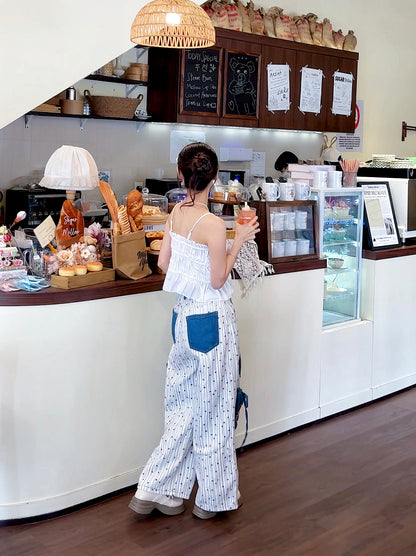 BONBON PATCH PANTS - PETITEGIRLS 小个子定制款
