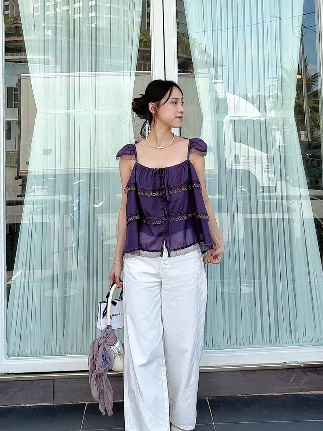 AMELIE RUFFLE TOP