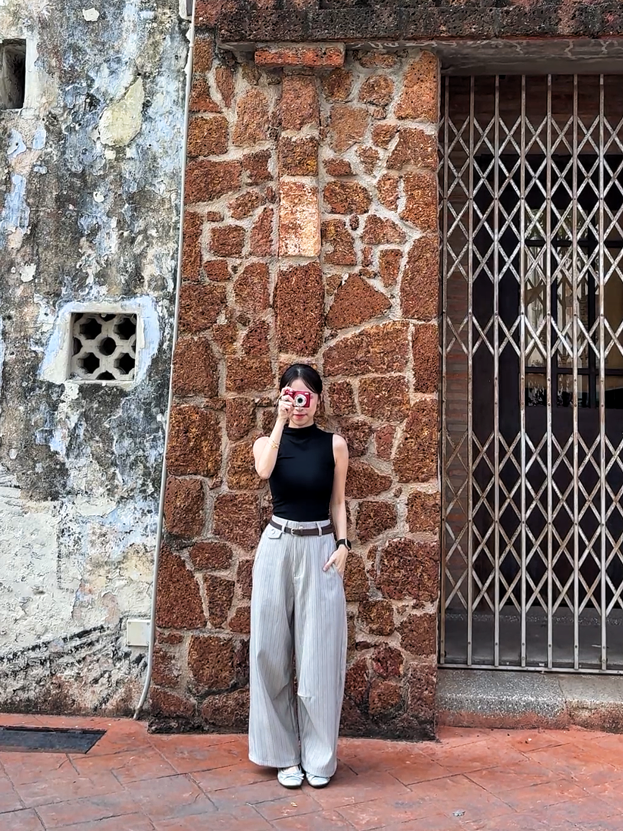 ASH PINSTRIPE PANTS - PETITEGIRLS 小个子定制款
