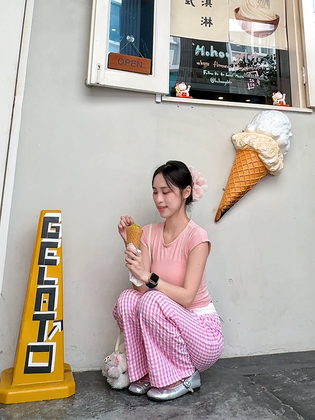 BALLET GINGHAM PANTS - PETITEGIRLS 小个子定制款