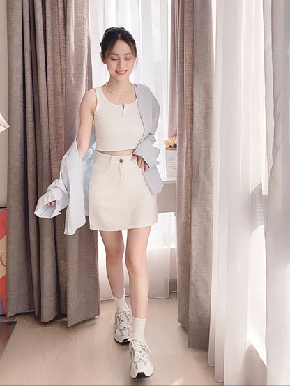 CASUAL DENIM SKIRT