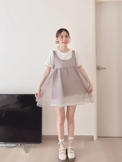 BIG BOW TULLE DRESS