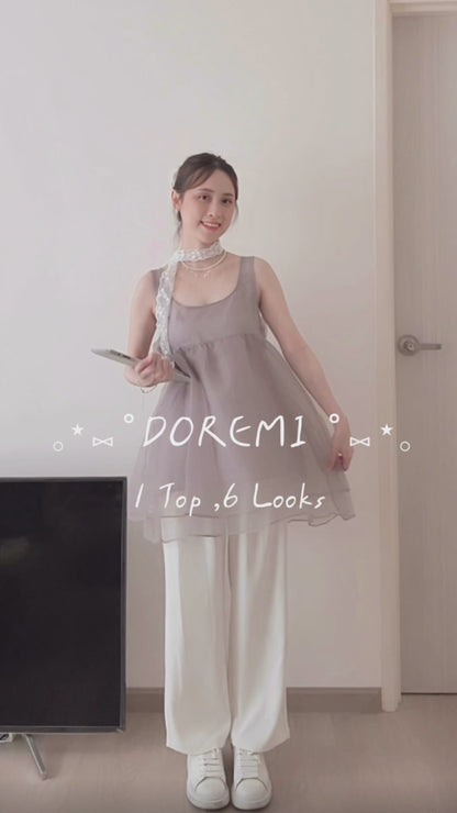 BIG BOW TULLE DRESS